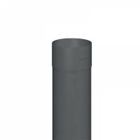 Труба водосточная, L-2 м, d-120 мм, Темно-серый, RHEINZINK